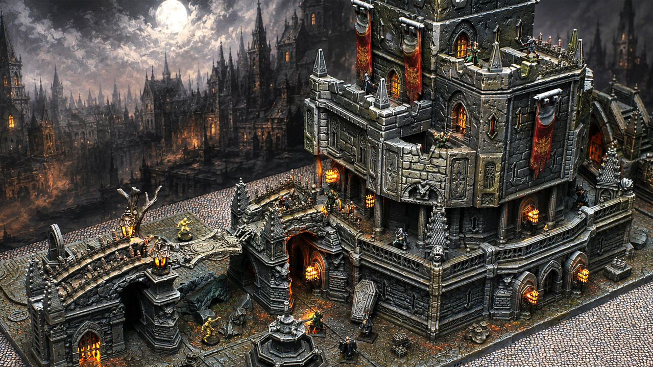Grimdark castle